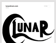 Tablet Screenshot of lunardrum.com